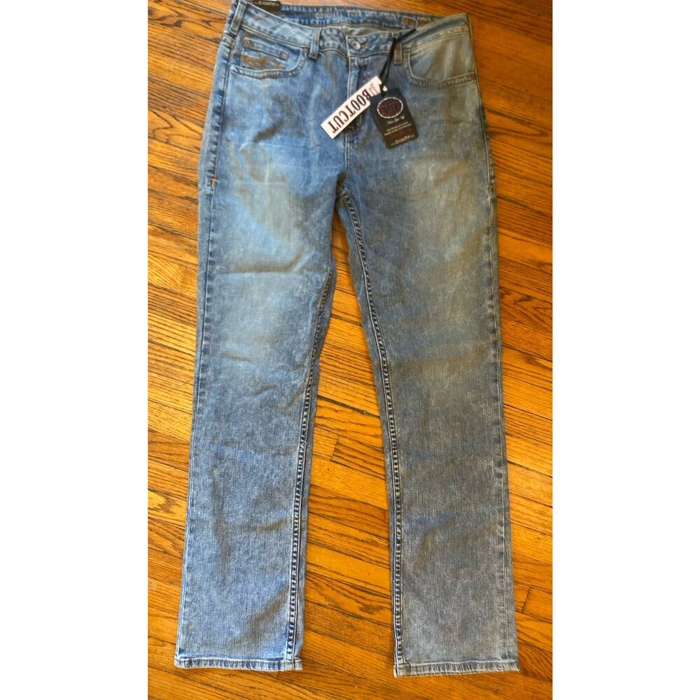 NWT Tuff Cowgirl Denim Blues Bootcut Jeans Men’s 34 X Long Tall $99